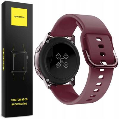 Spacecase Silicone Band 22mm dark red