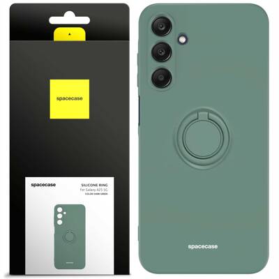 Spacecase Silicone Ring Galaxy A25 5G dark green