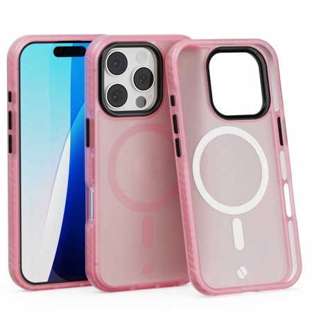 Spacecase Hybrid Fusion Mag iPhone 16 Pro pink