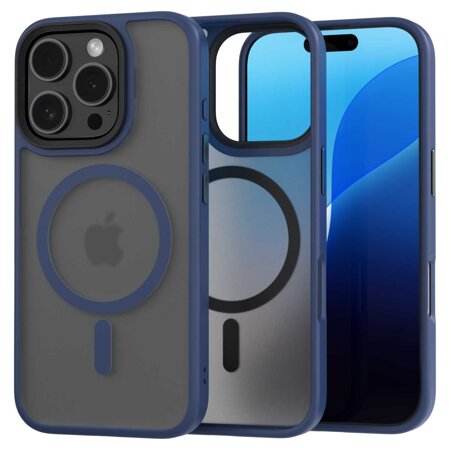 Spacecase Hybrid Mag iPhone 16 Pro dark blue