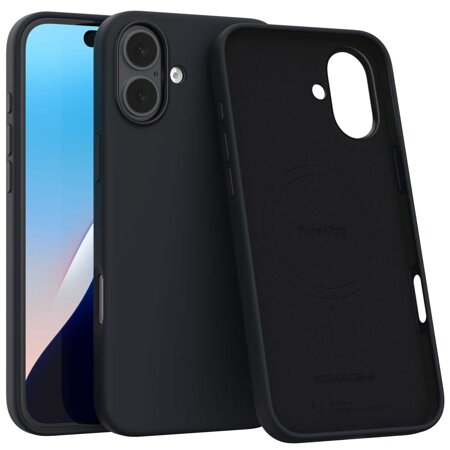 Spacecase Pure Mag iPhone 16 Plus black