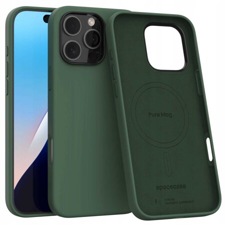 Spacecase Pure Mag iPhone 16 Pro Max dark green