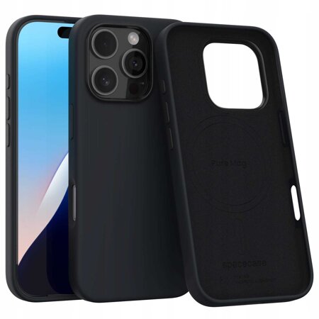 Spacecase Pure Mag iPhone 16 Pro black