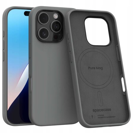 Spacecase Pure Mag iPhone 16 Pro gray