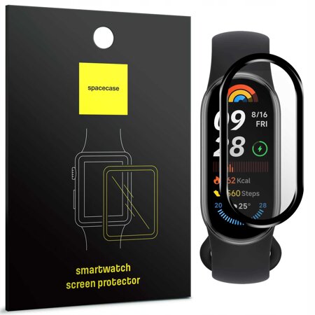 Spacecase SW Hybrid Glass Mi Band 9